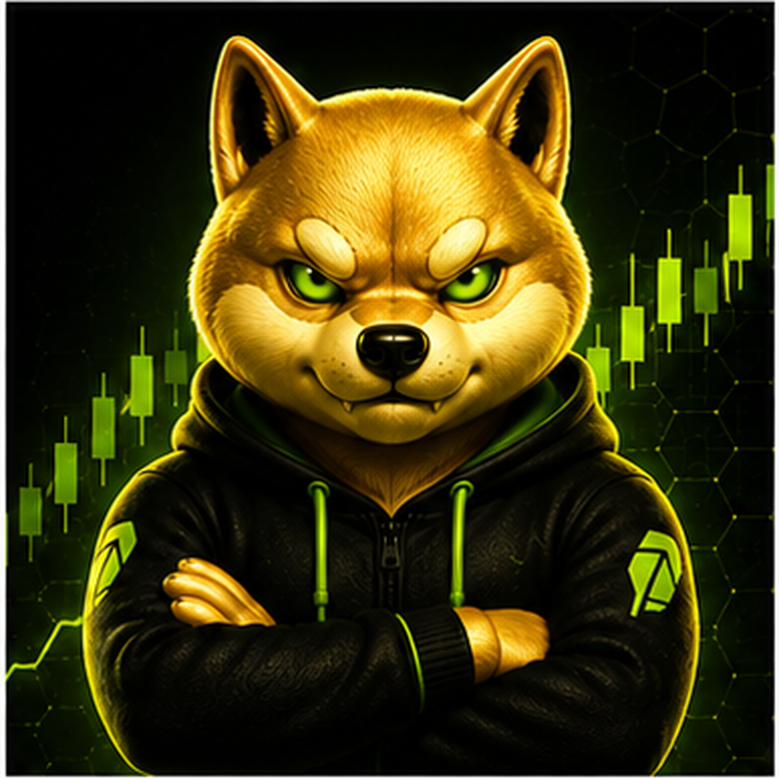 Golden Inu, mascot of Golden Pad